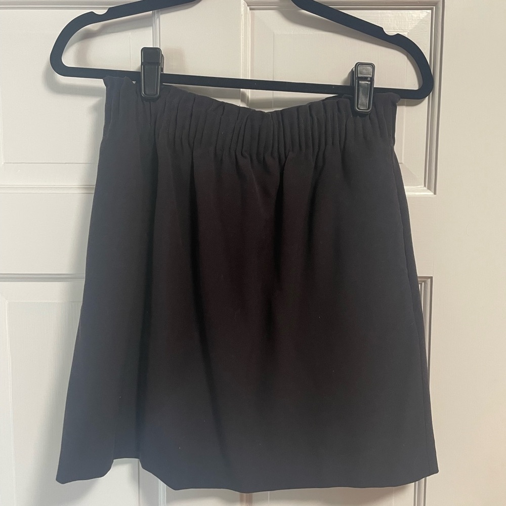 J. Crew Black High Waisted Skirt